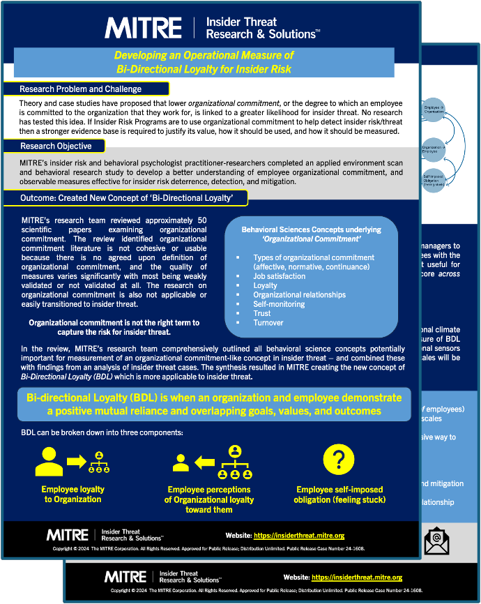 Information Sheet - Bi-Directional Loyalty